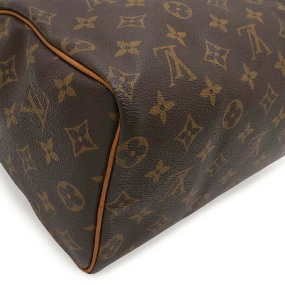 LOUIS VUITTON Authentic Brown Monogram Speedy 25 Bag - Picture 4 of 9